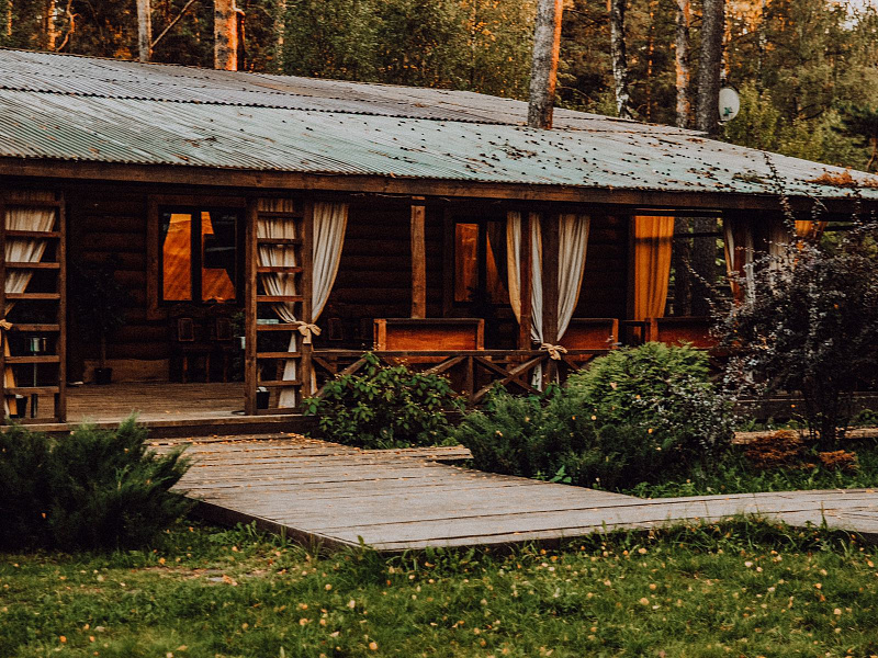 Зал и веранда