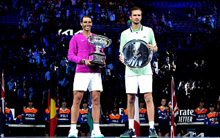 Даниил Медведев+Даша. Рафаэль Надаль+Мария Франциска