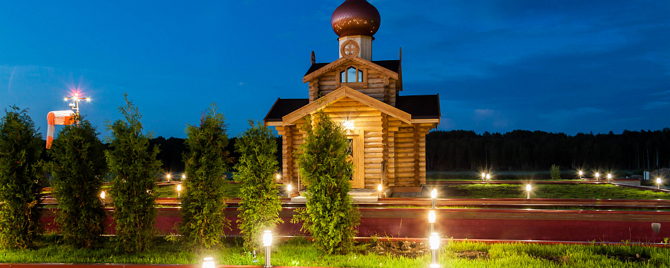 Вся территория аэродрома Кусино