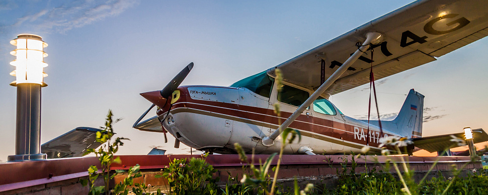 Вся территория аэродрома Кусино