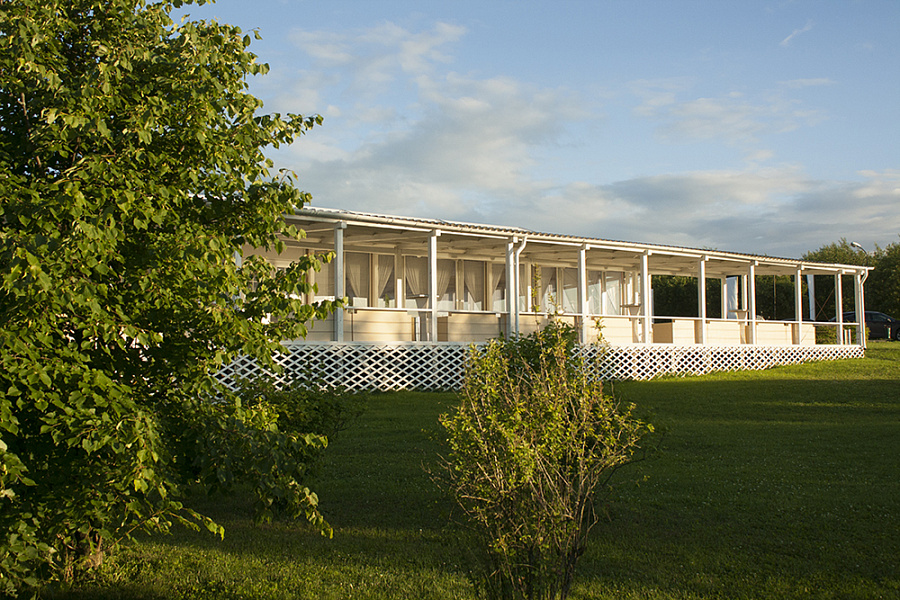 Большой шатер с верандой