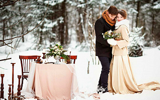Свадьба зимой — сказка для двоих: романтика и выгода