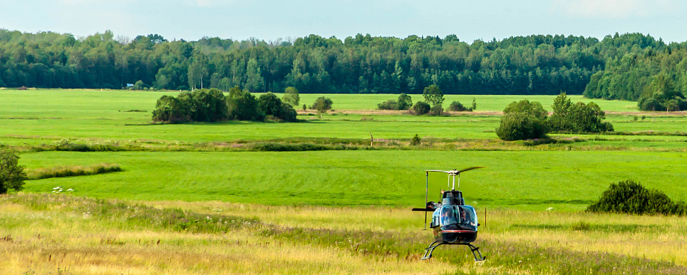 Вся территория аэродрома Кусино