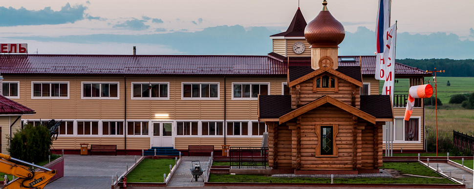 Вся территория аэродрома Кусино