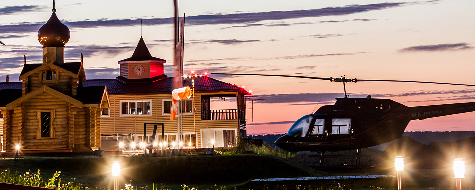 Вся территория аэродрома Кусино