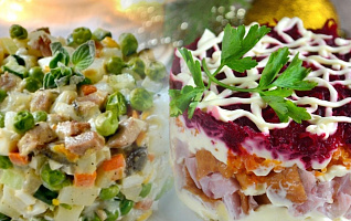 Готовим по-новому «Шубу», «Оливье» и не только