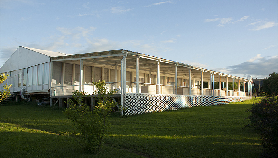 Большой шатер с верандой