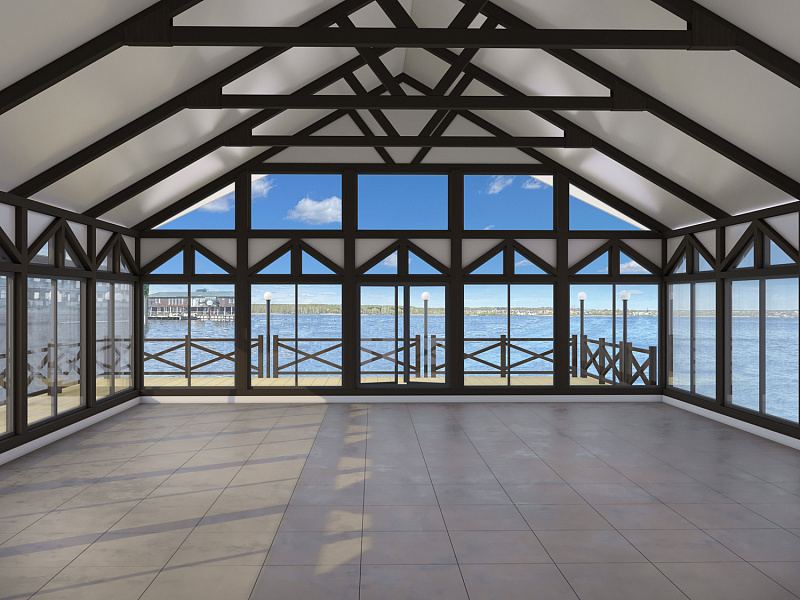 Веранда на пирсе