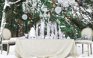 Оформление зимней свадьбы: цвета, декор и атмосфера уюта