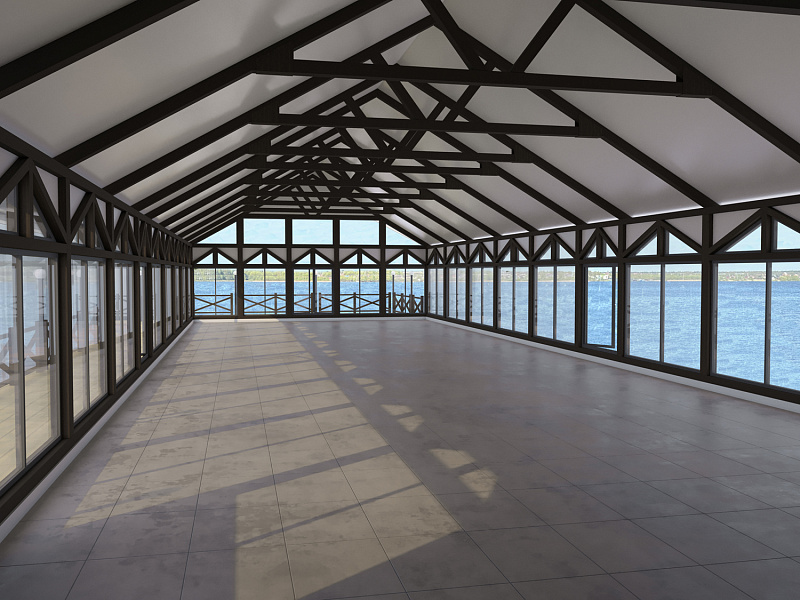 Веранда на пирсе